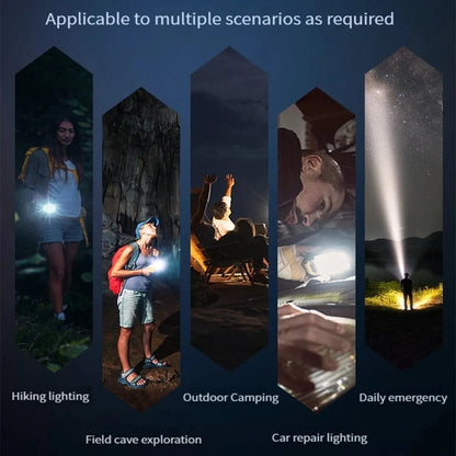 Strong Light Lantern High Power LED Flashlight USB Rechargeable Powerful Tactical Torch Super Long Range Lamp Outdoor Fishing