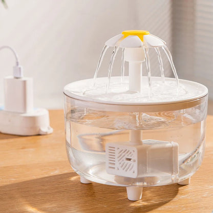 Pet Water Fountain Automatic Cat Drink Bowl Filter 1200ml USB Electric Mute Pet Drinking Dispenser Drinker For Cats Water Filter