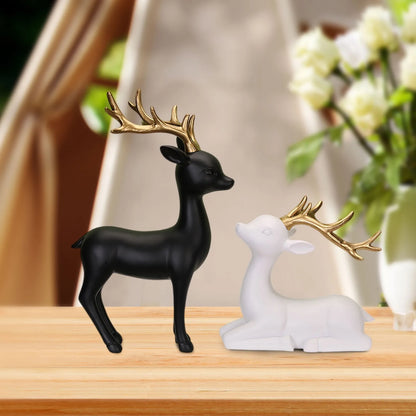 European Style Decorative Items Creative Resin Crafts Decorative Items Deer Ornaments Gifts Living Room Home