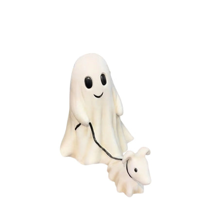 2024 Fashion Halloween Decoration Creative Dog Walking Ornaments Halloween Creative Desk Decoration