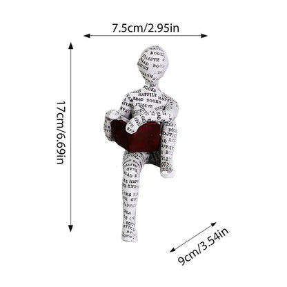 Resin Scholar's Decoration Creative Reading Art Design Modern Home Office Bookshelf TV Cabinet Accessories Desk Ornaments Gifts