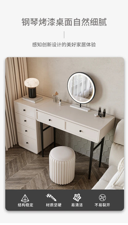Storage Vanity Table Decoration Dresser Makeup Vanity Table Modern Bedroom Coiffeuse De Chambre Maquillage Bedroom Furniture