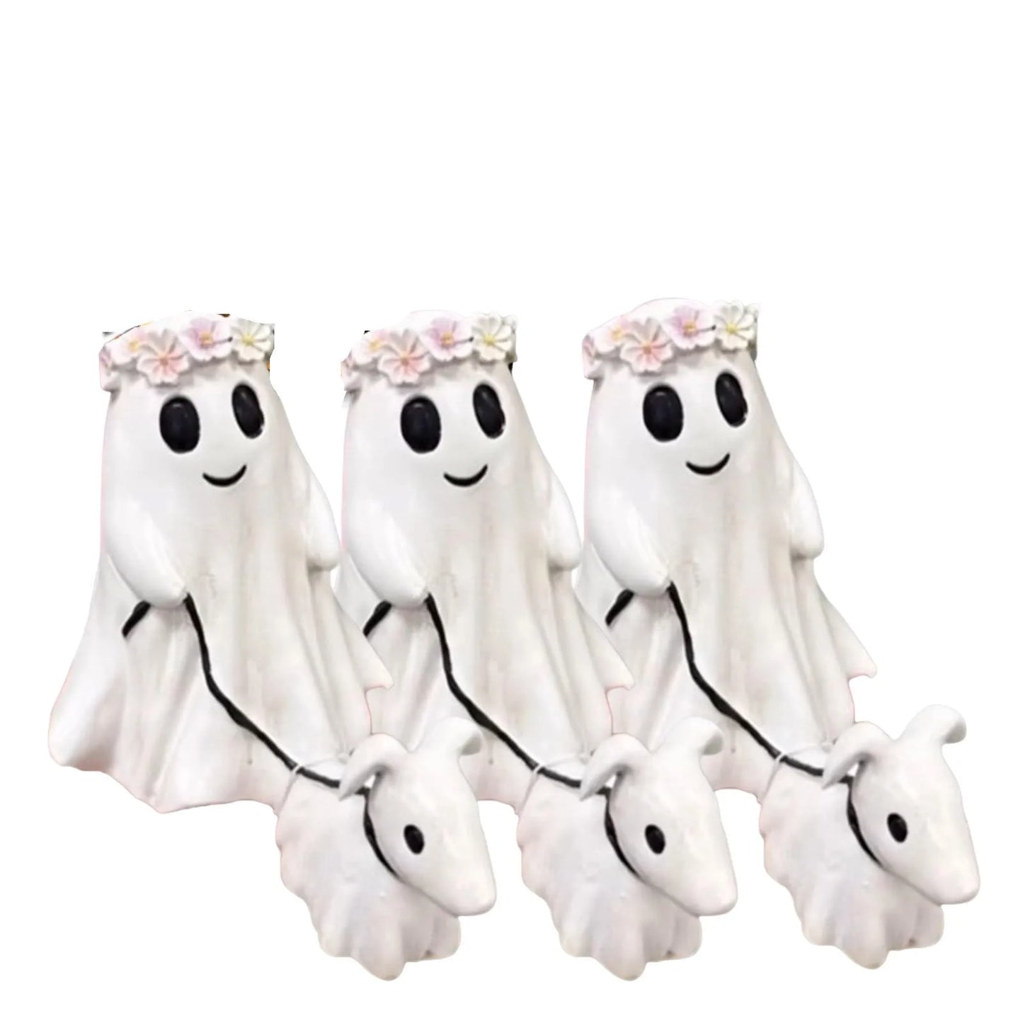 2024 Fashion Halloween Decoration Creative Dog Walking Ornaments Halloween Creative Desk Decoration