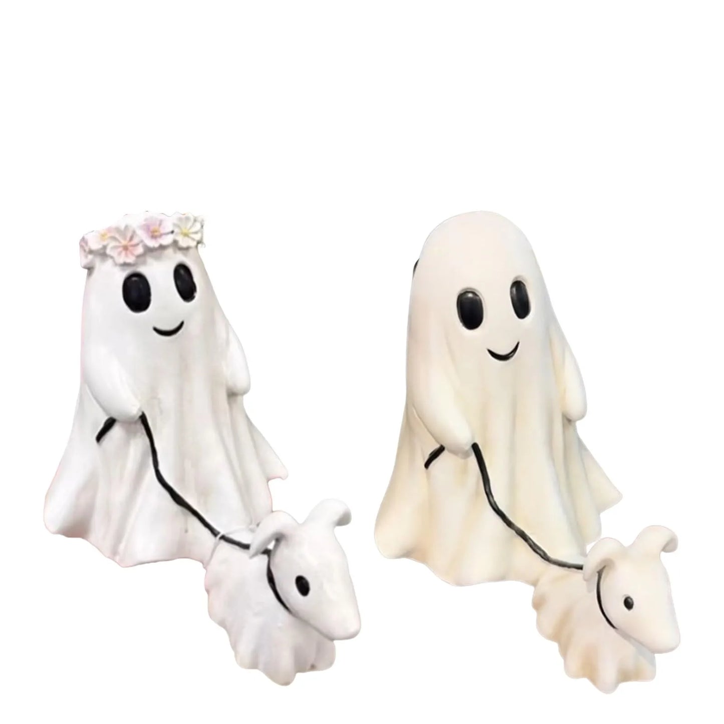 2024 Fashion Halloween Decoration Creative Dog Walking Ornaments Halloween Creative Desk Decoration