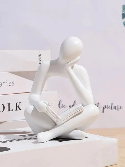 Modern Simple Abstract Art Designer Decoration Creative Bookshelf Bookend Home Living Room Wine Cabinet Decoration