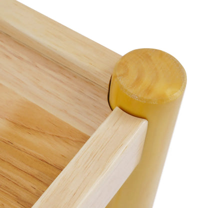 2-Tier Wooden Printer Stand - Compact Desk Organizer for Home Offices, Schools & Workspaces, Ideal for Professionals & Students