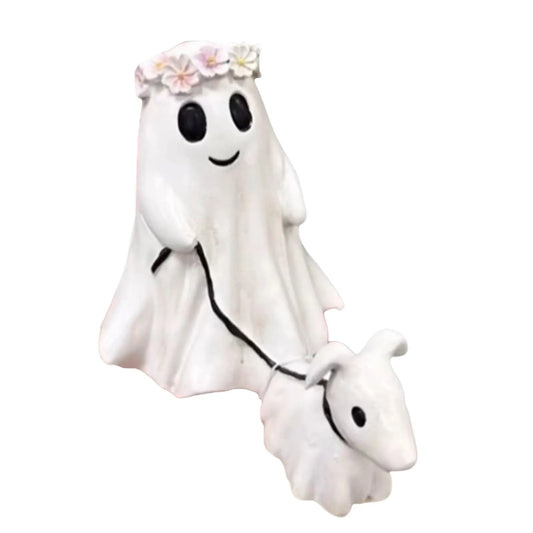 2024 Fashion Halloween Decoration Creative Dog Walking Ornaments Halloween Creative Desk Decoration