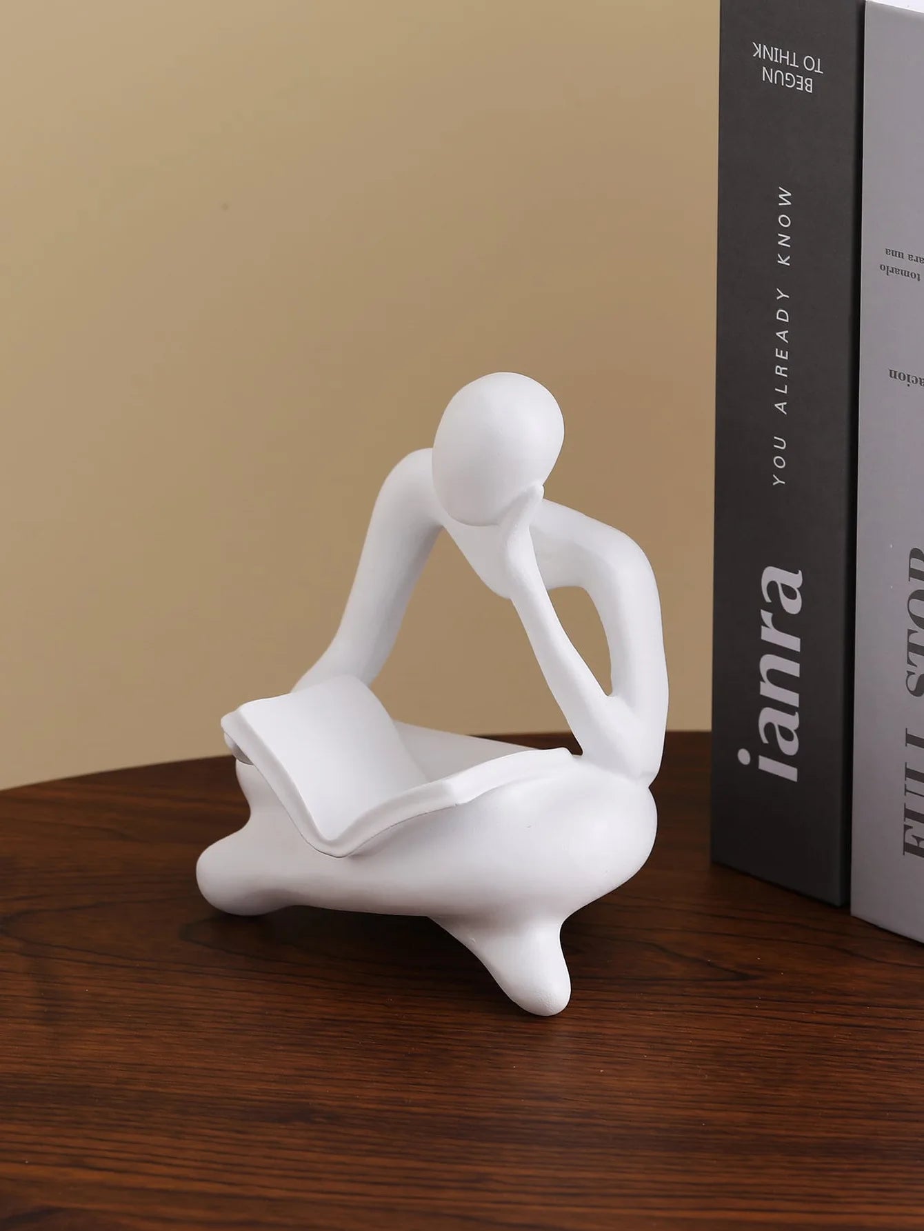 Modern Simple Abstract Art Designer Decoration Creative Bookshelf Bookend Home Living Room Wine Cabinet Decoration