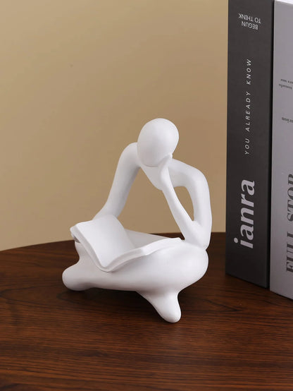 Modern Simple Abstract Art Designer Decoration Creative Bookshelf Bookend Home Living Room Wine Cabinet Decoration