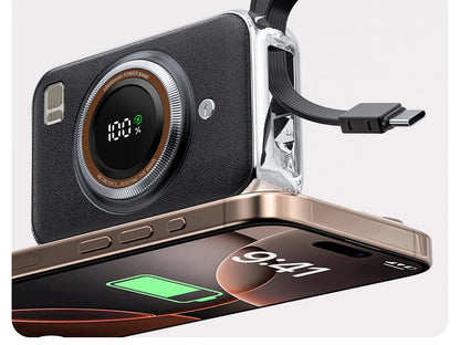Power Bank With 2 Cables Power Bank 10000mAh Large Capacity PD Fast Charging Powerbank Rechargeable Batteries Portable Battery
