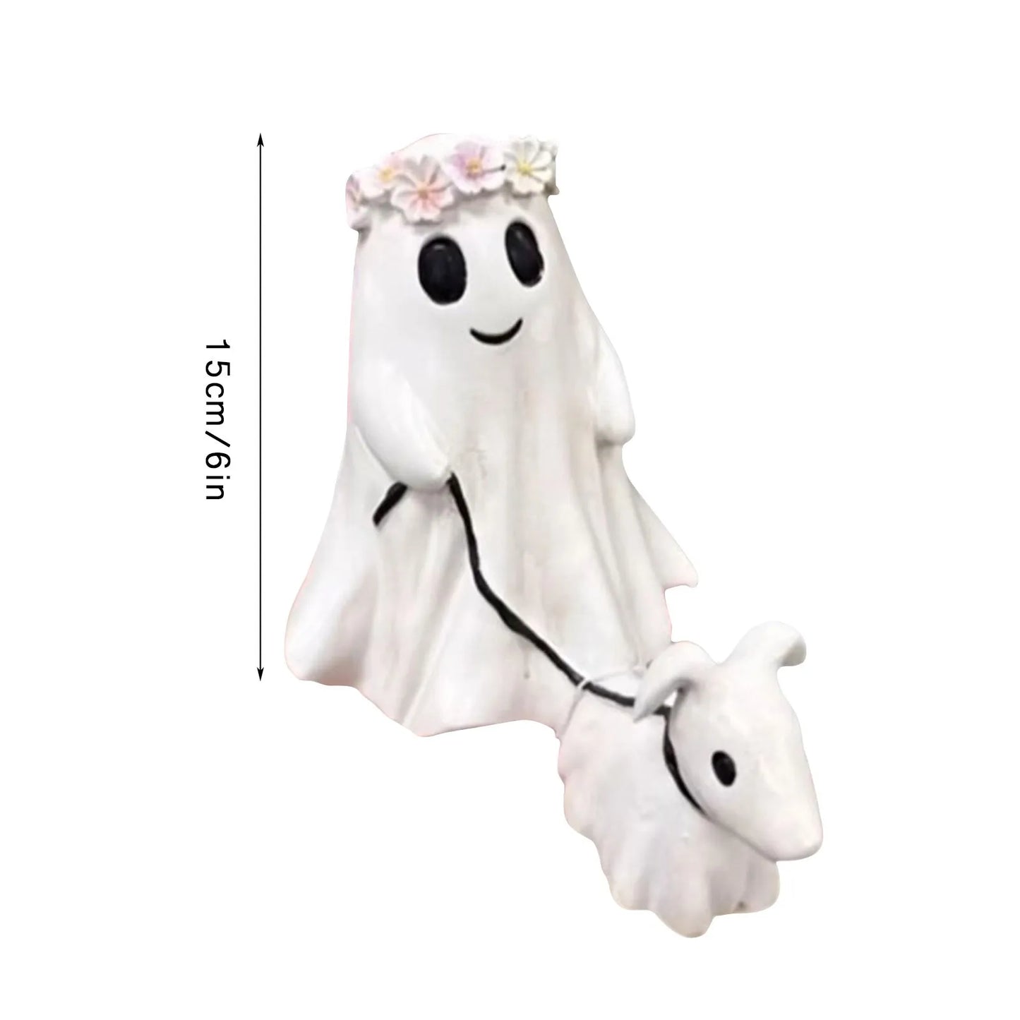 2024 Fashion Halloween Decoration Creative Dog Walking Ornaments Halloween Creative Desk Decoration