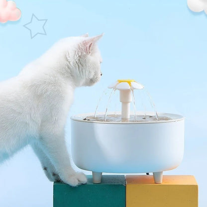 Pet Water Fountain Automatic Cat Drink Bowl Filter 1200ml USB Electric Mute Pet Drinking Dispenser Drinker For Cats Water Filter