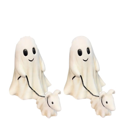 2024 Fashion Halloween Decoration Creative Dog Walking Ornaments Halloween Creative Desk Decoration