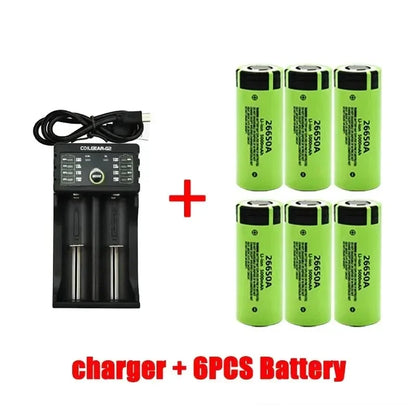 100% Original 26650 3.7V 5000mAh 50A Power Lithium Ion Battery 26650A, Geeignet Für LED Taschenlampe rechargeable battery