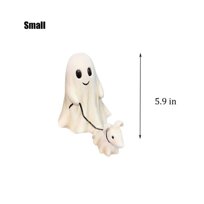 2024 Fashion Halloween Decoration Creative Dog Walking Ornaments Halloween Creative Desk Decoration