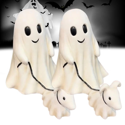2024 Fashion Halloween Decoration Creative Dog Walking Ornaments Halloween Creative Desk Decoration