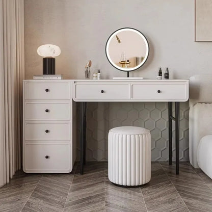 Storage Vanity Table Decoration Dresser Makeup Vanity Table Modern Bedroom Coiffeuse De Chambre Maquillage Bedroom Furniture