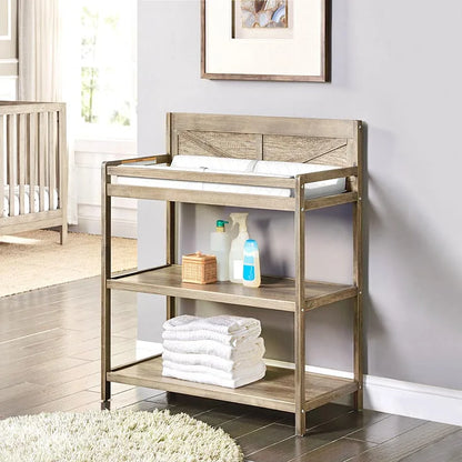 Barnside Changing Table Vintage Chestnut On-Site