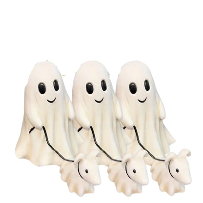 2024 Fashion Halloween Decoration Creative Dog Walking Ornaments Halloween Creative Desk Decoration