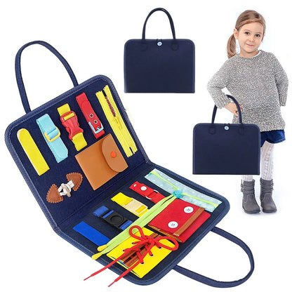 Busy Board Montessori for Toddlers Educational Toy-7