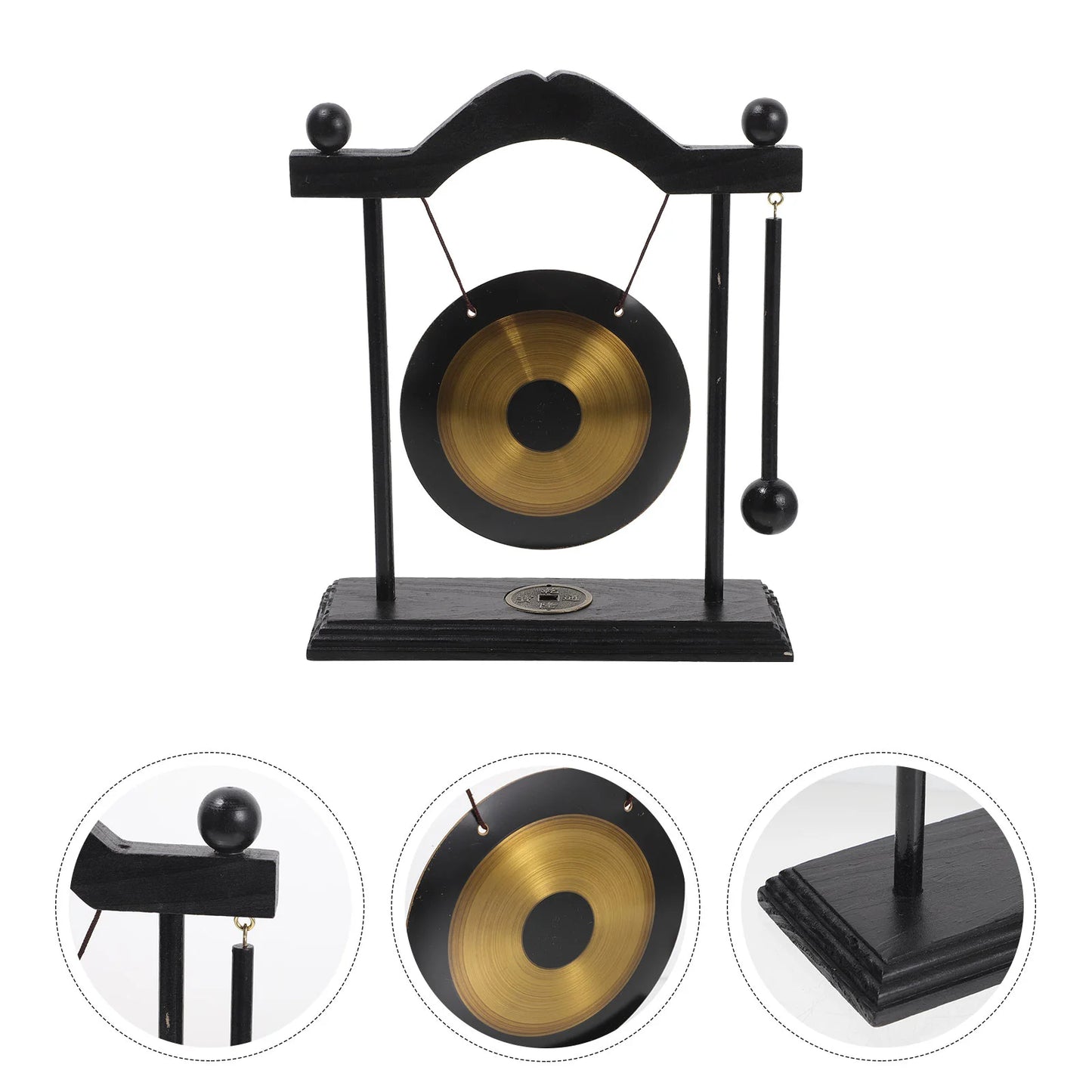 Gong Feng Shui Decors Adornment Decor Decorate Household Desktop Craft Chic Brass for Home