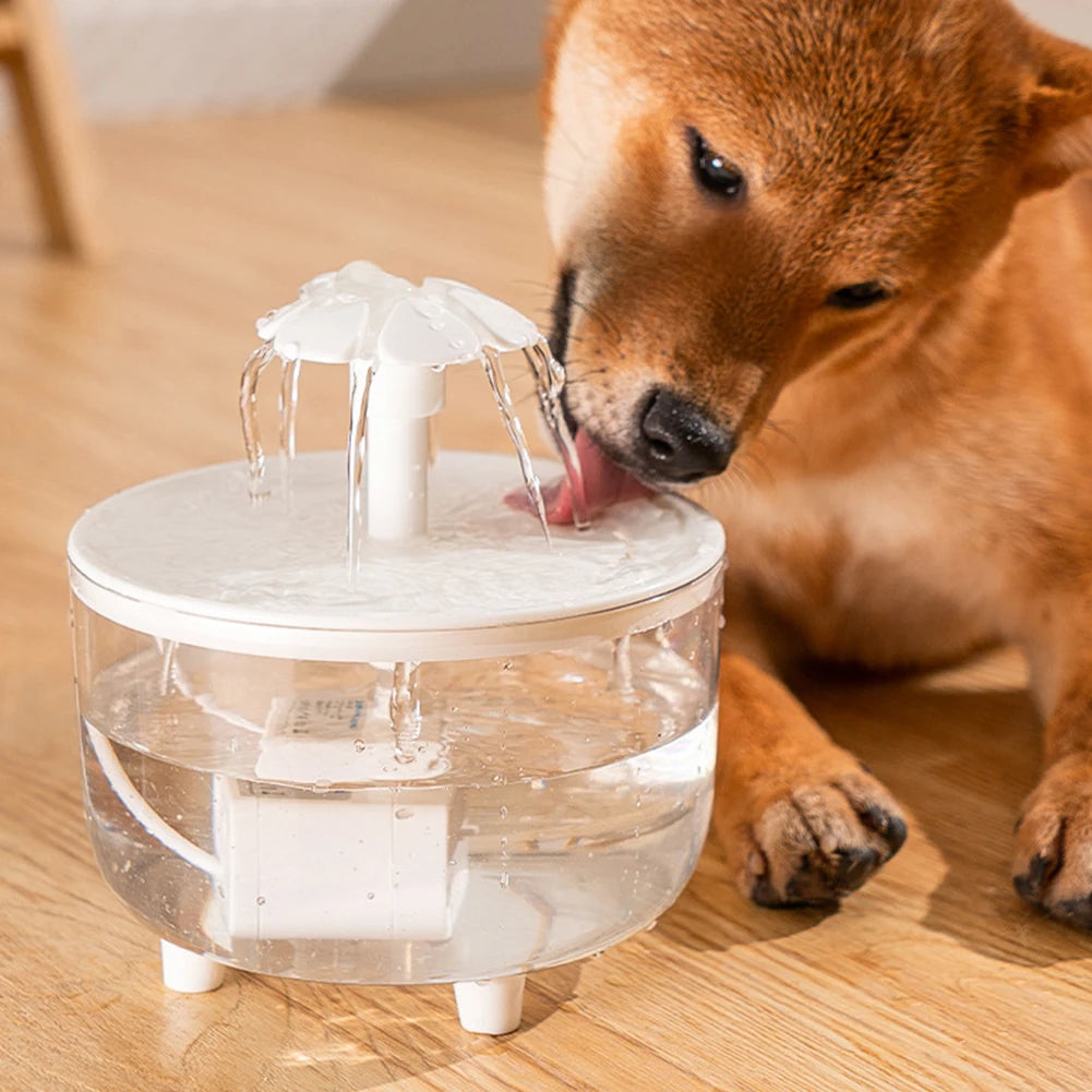 Pet Water Fountain Automatic Cat Drink Bowl Filter 1200ml USB Electric Mute Pet Drinking Dispenser Drinker For Cats Water Filter