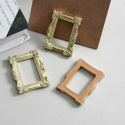 Home Decor Diy European Design Artistic Atmosphere Exquisite Resin Crafts Photo Frames Jewelry Shots Backdrop Desktop Ornaments