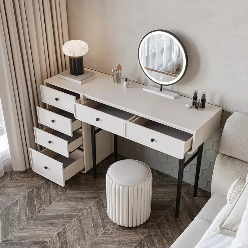 Storage Vanity Table Decoration Dresser Makeup Vanity Table Modern Bedroom Coiffeuse De Chambre Maquillage Bedroom Furniture
