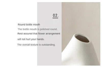 Irregular Home Living Room Desktop Atmosphere Decoration Modern and Minimalist Ceramic Vase Home Flower Arrangement Vase
