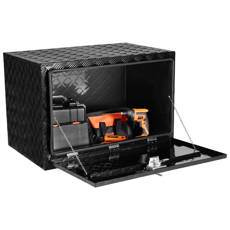 Underbody Aluminum Truck Tool Box 48 x 17 x 18 Trailer RV Tool Storage