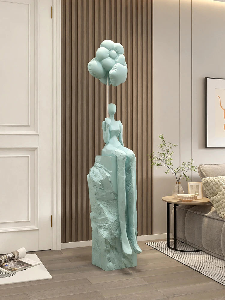 Home Decor Figurines Abstract Statues Art Ornaments Living Room Large Floor Decor Housewarming Gifts Hotel Decorative Sculptures
