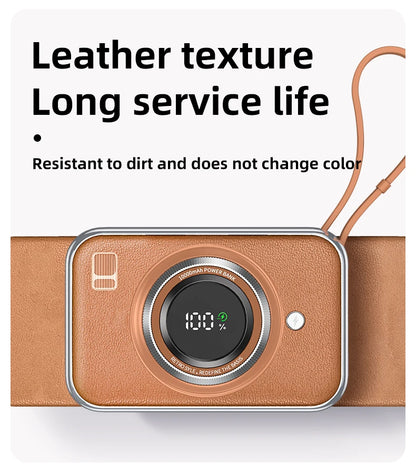 Power Bank With 2 Cables Power Bank 10000mAh Large Capacity PD Fast Charging Powerbank Rechargeable Batteries Portable Battery