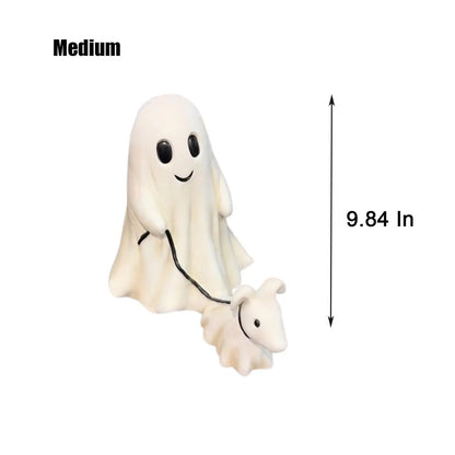 2024 Fashion Halloween Decoration Creative Dog Walking Ornaments Halloween Creative Desk Decoration