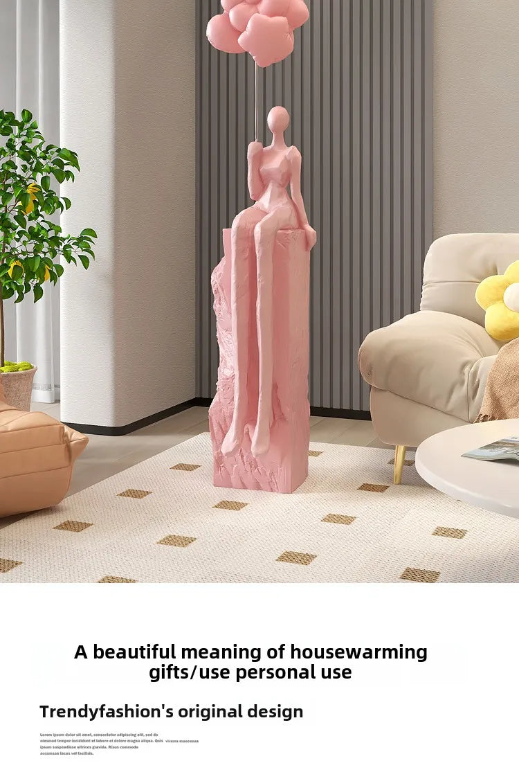 Home Decor Figurines Abstract Statues Art Ornaments Living Room Large Floor Decor Housewarming Gifts Hotel Decorative Sculptures