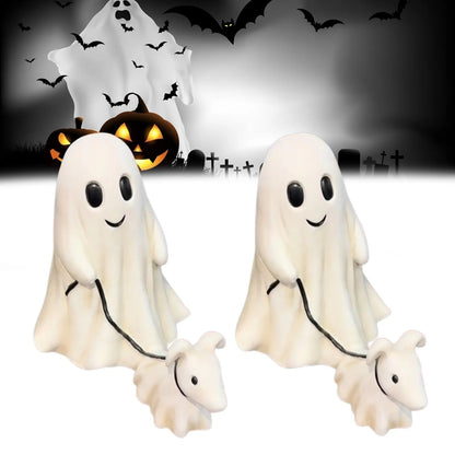 2024 Fashion Halloween Decoration Creative Dog Walking Ornaments Halloween Creative Desk Decoration
