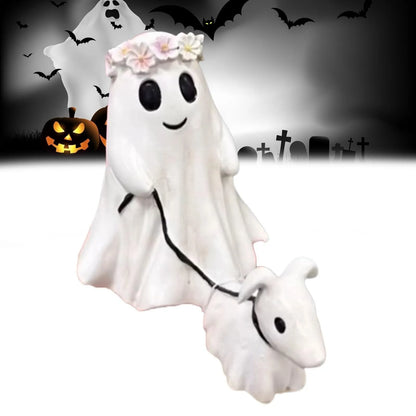 2024 Fashion Halloween Decoration Creative Dog Walking Ornaments Halloween Creative Desk Decoration