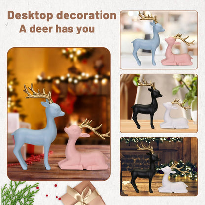 European Style Decorative Items Creative Resin Crafts Decorative Items Deer Ornaments Gifts Living Room Home
