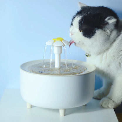 Pet Water Fountain Automatic Cat Drink Bowl Filter 1200ml USB Electric Mute Pet Drinking Dispenser Drinker For Cats Water Filter