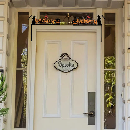Halloween Door Frame Decoration,Bats,Pumpkins,Spider Webs,Door and Window Corner Sign, Halloween Home Decor,corner Stickers 2024