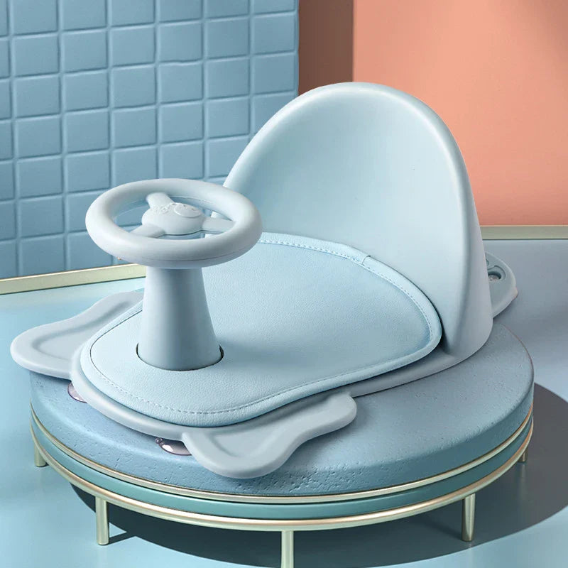 Bathtub Seat with Steering Wheel and Suction Pads-3