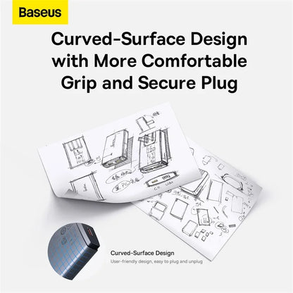 Baseus 65W GaN5 Charger Quick Charge QC 3.0 4.0 USB Type C Charger Portable Travel Charger Fast Charging For Laptop iPhone 14 13