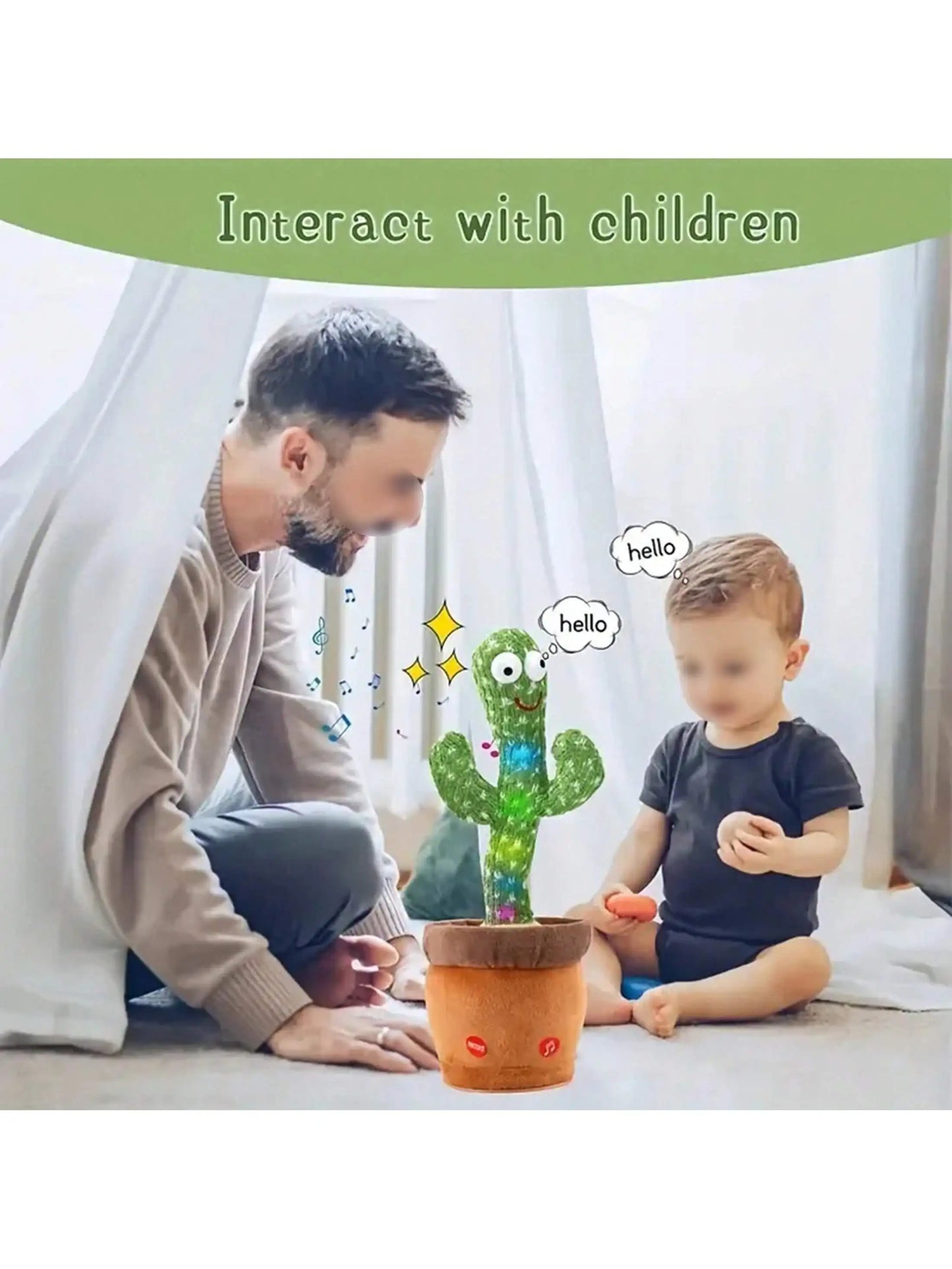 Happy Cactus Friend: Interactive Toy for Little Ones-4