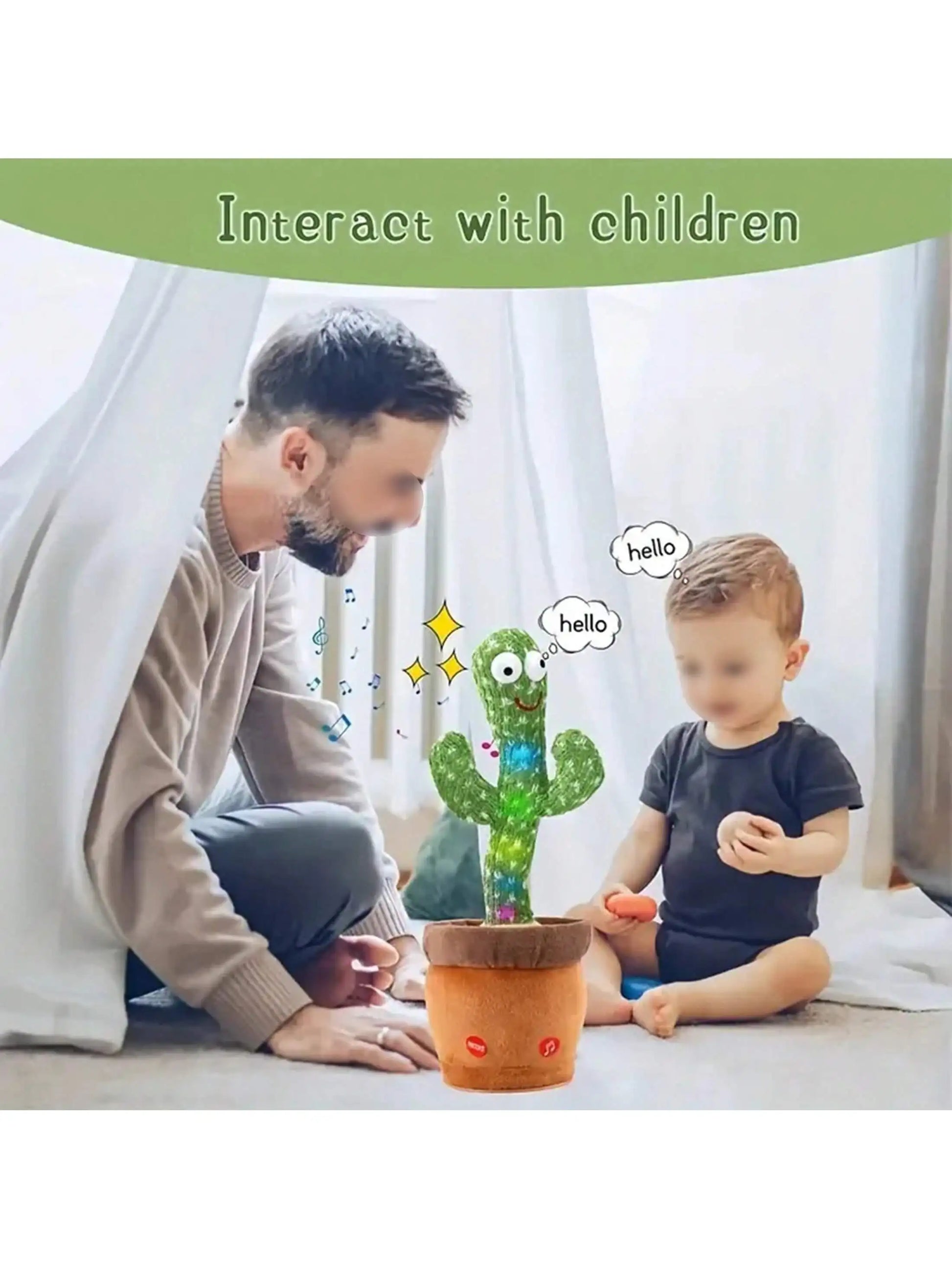 Happy Cactus Friend: Interactive Toy for Little Ones-4