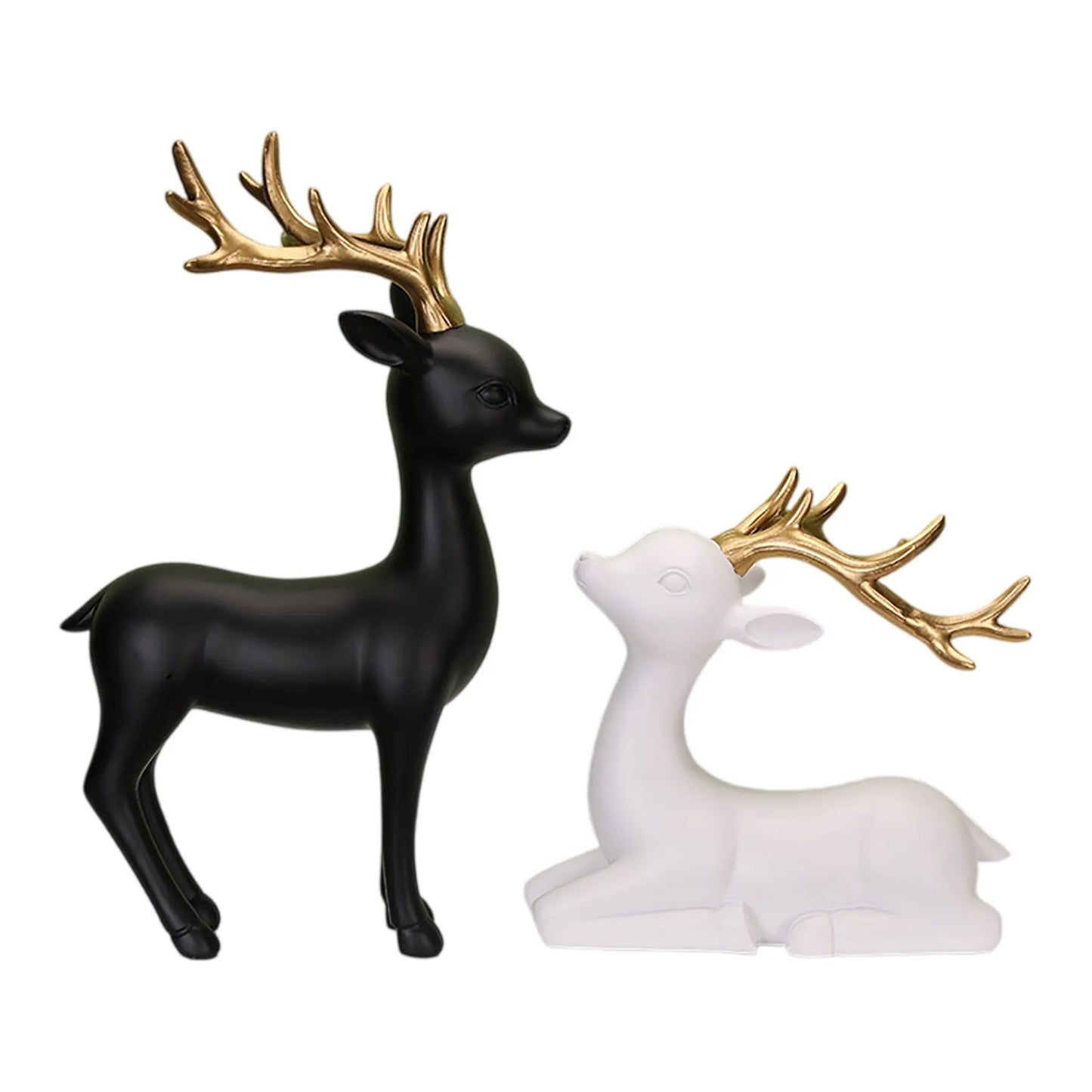 European Style Decorative Items Creative Resin Crafts Decorative Items Deer Ornaments Gifts Living Room Home