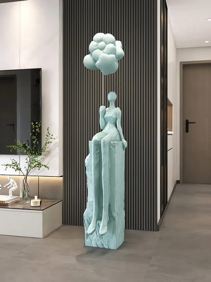 Home Decor Figurines Abstract Statues Art Ornaments Living Room Large Floor Decor Housewarming Gifts Hotel Decorative Sculptures