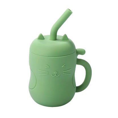Silicone Straw Water Bottle for children multivariant-10