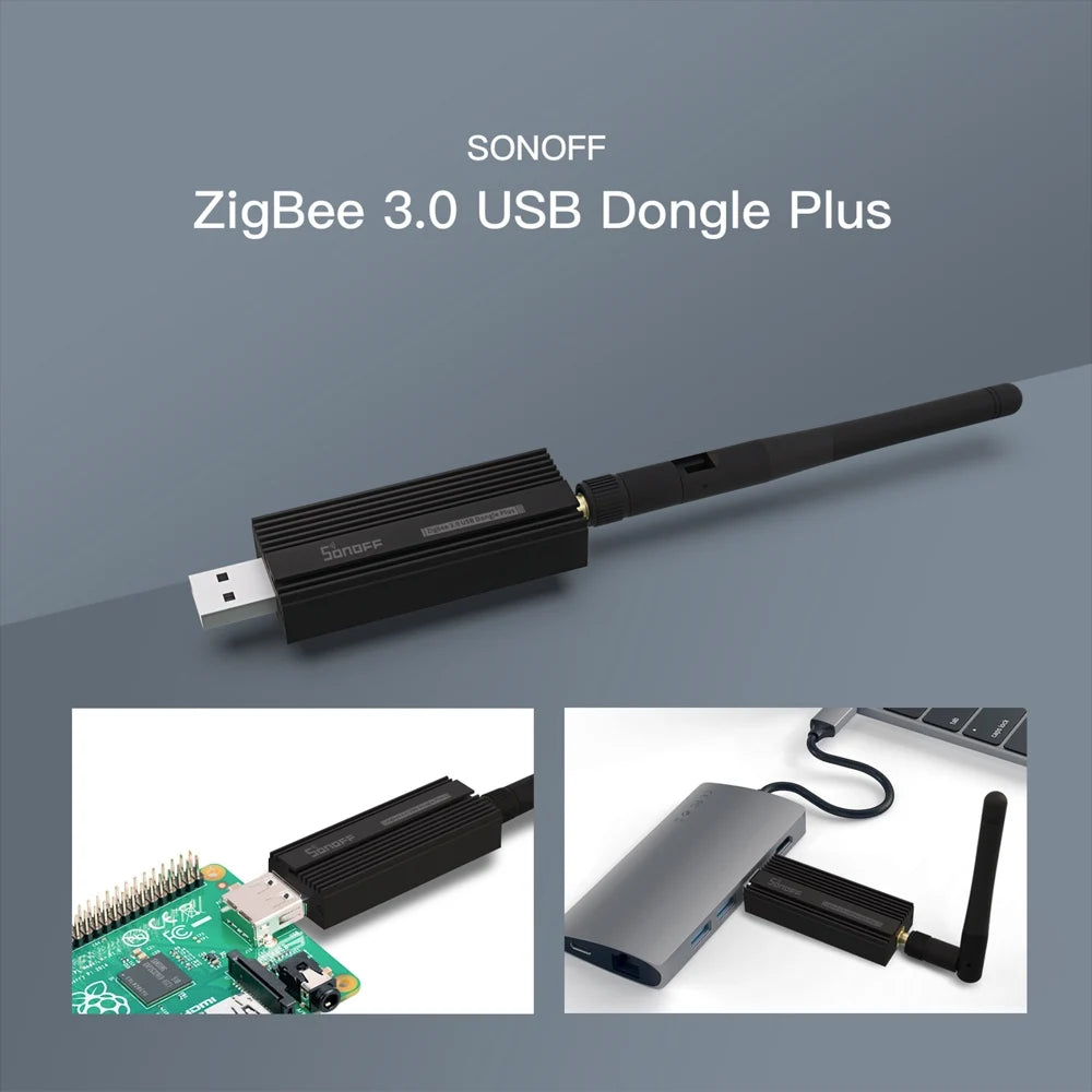 SONOFF 1-5PCS ZBDongle-P Zigbee 3.0 USB Dongle Plus Zigbee Gateway Support Home Assistant ZHA Zigbee2MQTT Sonoff Zigbee Series