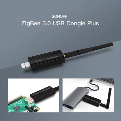 SONOFF 1-5PCS ZBDongle-P Zigbee 3.0 USB Dongle Plus Zigbee Gateway Support Home Assistant ZHA Zigbee2MQTT Sonoff Zigbee Series