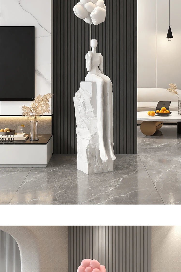 Home Decor Figurines Abstract Statues Art Ornaments Living Room Large Floor Decor Housewarming Gifts Hotel Decorative Sculptures