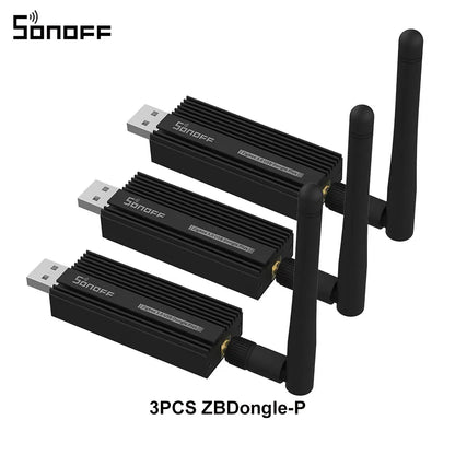 SONOFF 1-5PCS ZBDongle-P Zigbee 3.0 USB Dongle Plus Zigbee Gateway Support Home Assistant ZHA Zigbee2MQTT Sonoff Zigbee Series